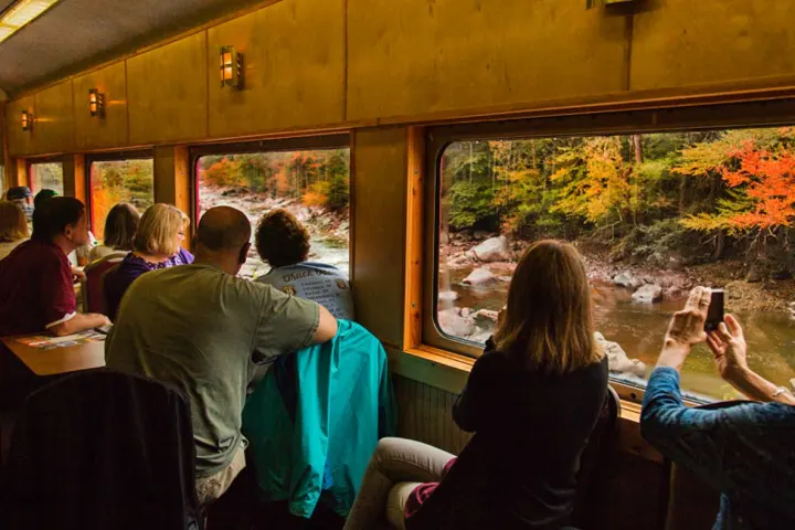 a group of people in a room